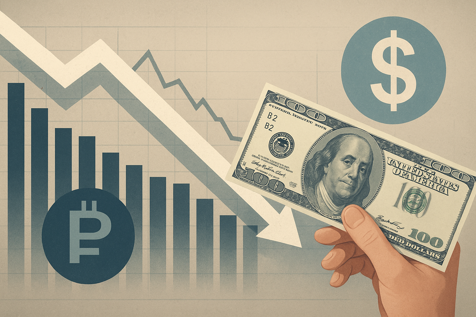 caída del dólar mayorista