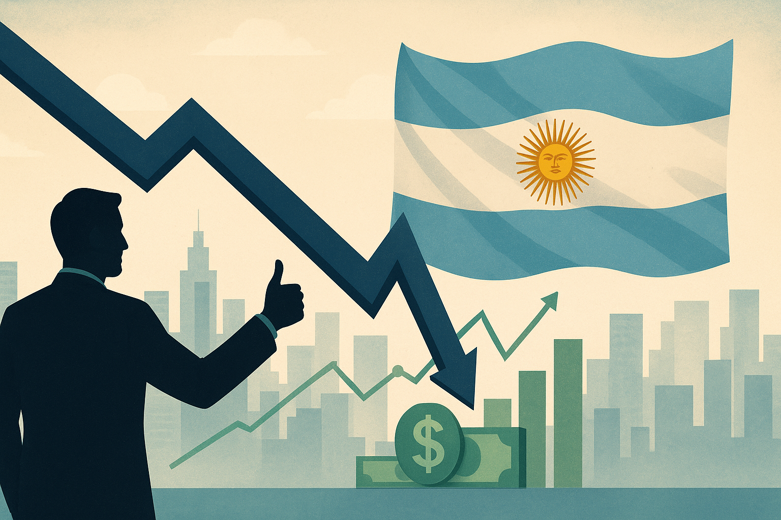caída del riesgo país